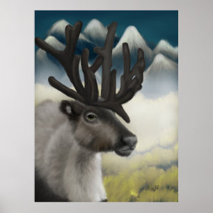 Poster Autumn Reverie: Majexpressa Reindeer