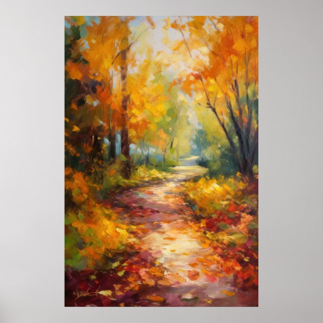 Poster Autumn Stroll Fine Art (Frente)