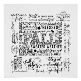 Póster Autumn Vibes-Digital Download Poster