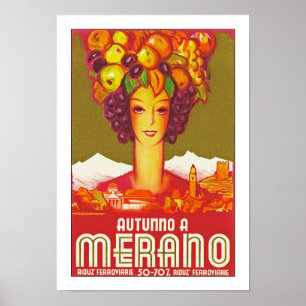 Póster Autunno a Merano