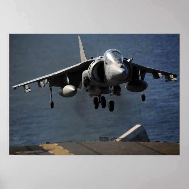 Poster AV-8B Harrier (Frente)