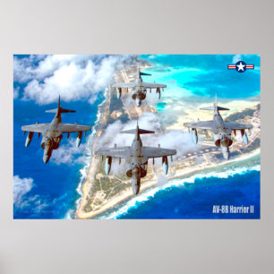 POSTER AV-8B HARRIER II