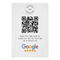 Avaliações do Google | Código QR do link de revisã