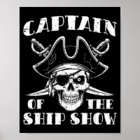 Avalie Capitão Do Navio Mostrar Humor Divertido Tr
