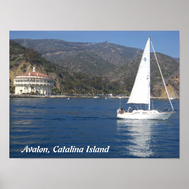 Poster Avalon, Ilha Catalina (Frente)