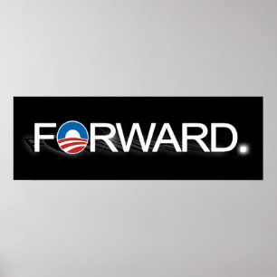 Póster Avançar para Obama 2012