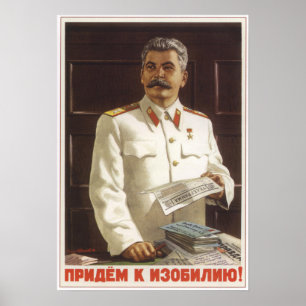 Póster Avante à abundância