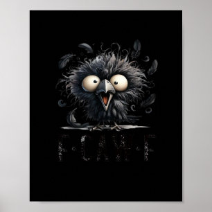 Poster Ave F-Caw-F Engraçada Tendência Única