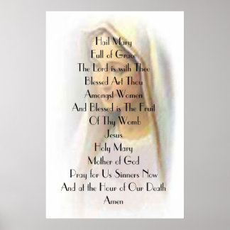 Póster Ave Mary