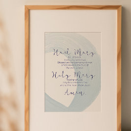 Poster Ave Mary Prayer Wall Art