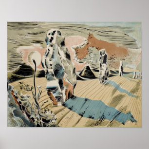 Poster Avebury (1937) por Paul Nash