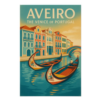 Póster Aveiro – A Veneza de Portugal