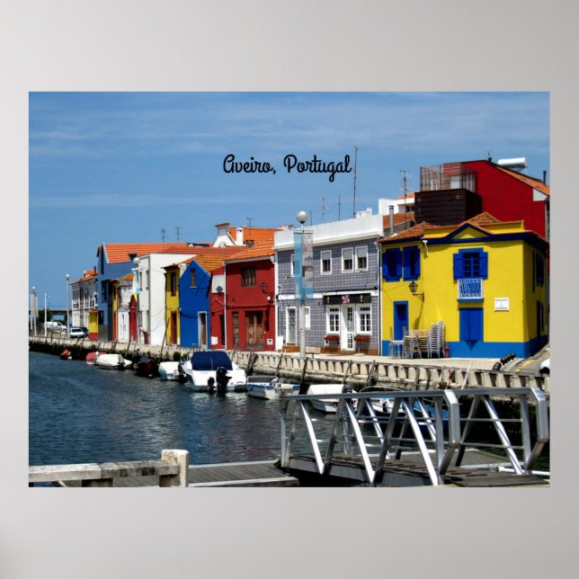 Poster Aveiro, Portugal (Frente)
