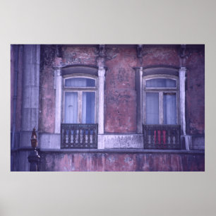 Poster Avenida faz Republica, Lisboa, Portugal