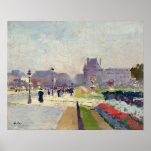 Poster Avenida Paul Deroulede, Tuileries, Paris