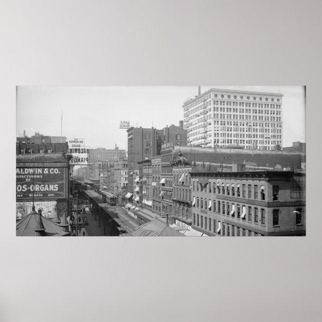 Poster Avenida Wabash (Frente)