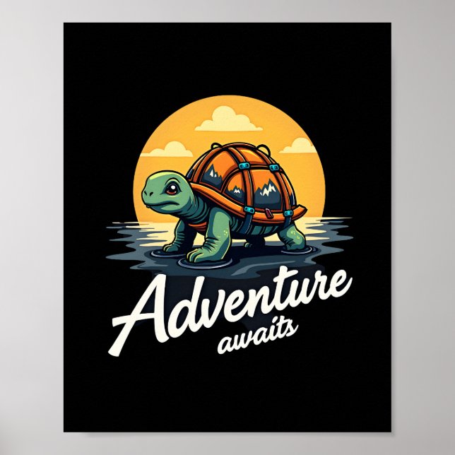 Poster Aventura Aguarda é Aventuras de Caminhada é Aventu (Frente)