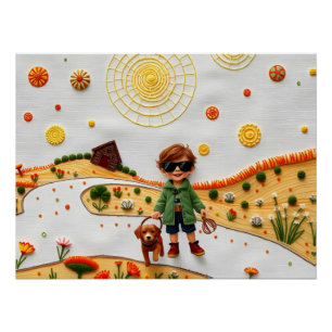 Póster Aventura Cósmica