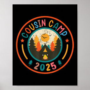 Poster Aventura de Camp 2025 da Família Sindicato Cousin 