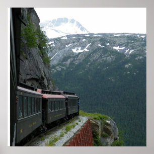 Póster Aventura do trem de Alaska