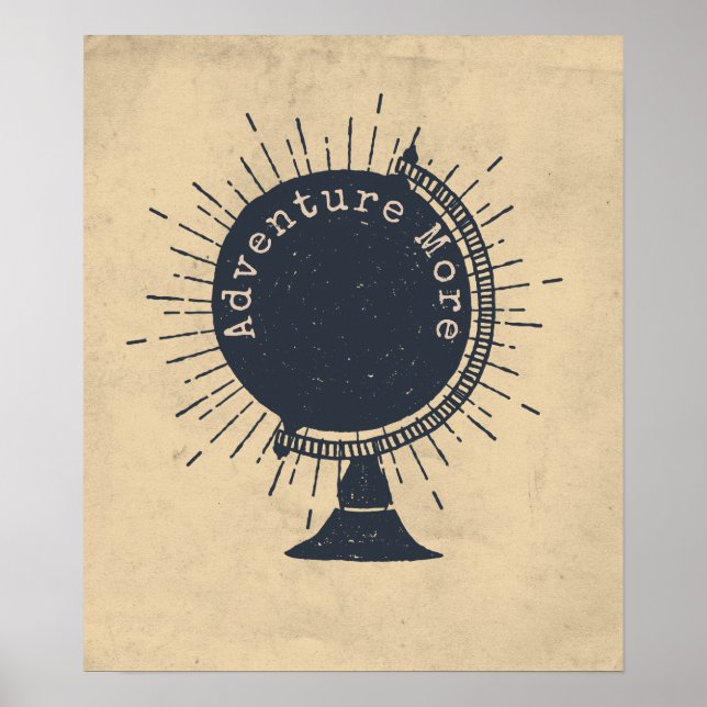 Poster Aventura mais globo de Hipsteres (Frente)