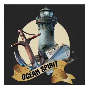 Póster Aventura Náutica Oceânica Spirit