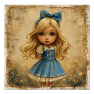 Póster Aventura no Redemoinho de Alice: Fantasia no País