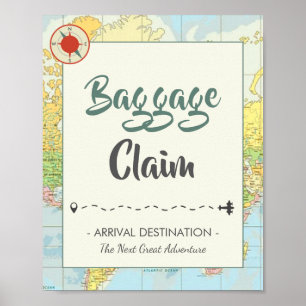 Poster Aventura VIAGEM Sinalização De Afirmação/Favor