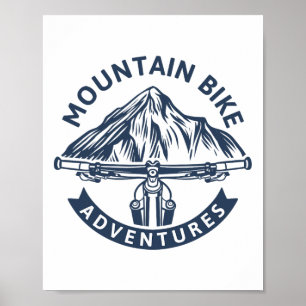 Poster Aventuras - Ciclismo de Montanha