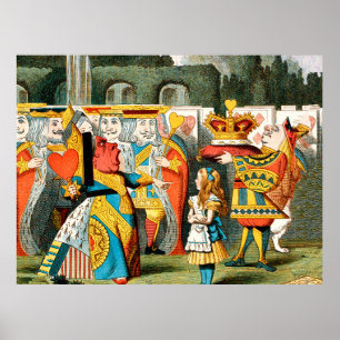 Poster Aventuras de Alice no País das Maravilhas Rainha d