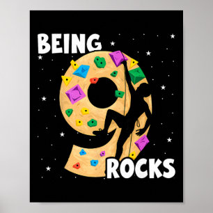 Poster Aventuras de escalada de 9 anos de idade no 9º ani