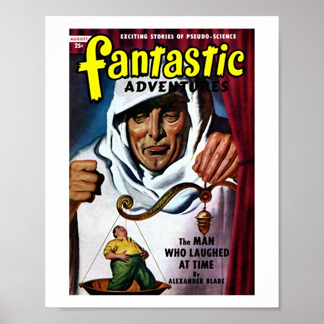Poster Aventuras Fantásticas (Ago, 1949) (Frente)