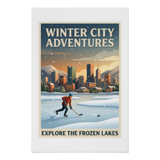 Póster Aventuras na Cidade de Inverno
