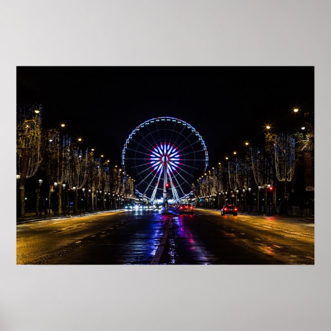 Poster Avenue Champs-Elysee (Frente)