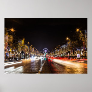 Poster Avenue Champs-Elysees