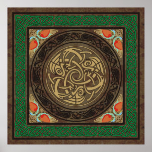 Póster Aves Célticas