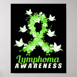 Poster Aves de apoio à sensibilização para o linfoma