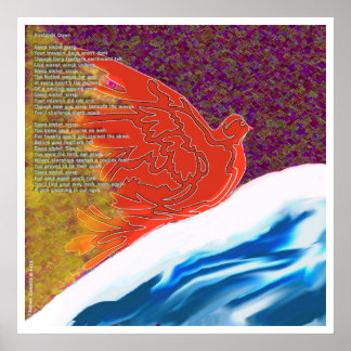 Póster Aves de capoeira para baixo