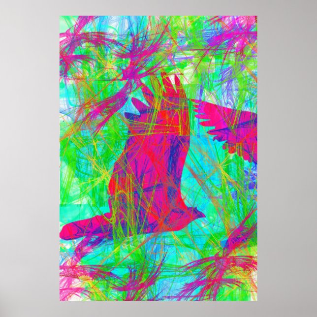 Póster Aves em Voo (Frente)
