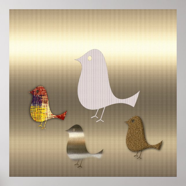 Poster Aves Engraçadas (Frente)