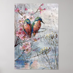 Poster Aves Vintage