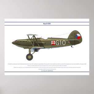 Póster Avia B- 534 Checo 5