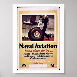 Póster Aviação Naval