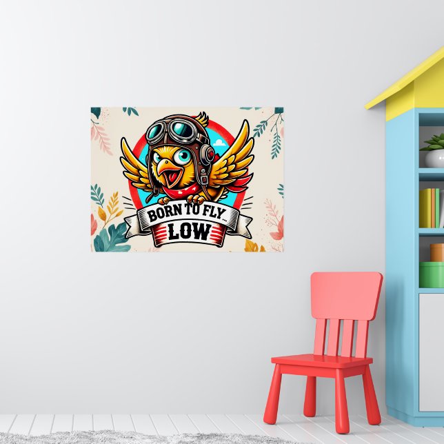 Poster Aviadora Mirim (Berçário 1)