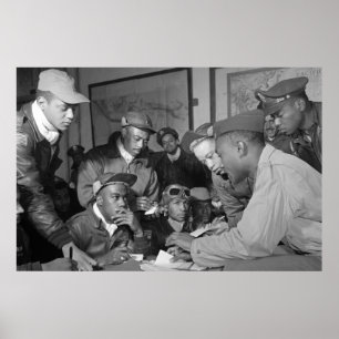 Poster Aviadores de Tuskegee