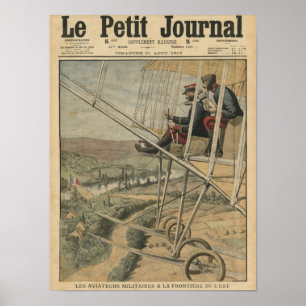 Poster Aviadores militares na parte dianteira oriental