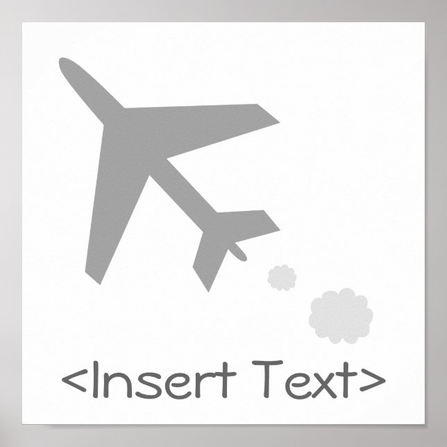 Poster Avião (Frente)