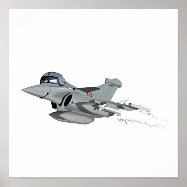 Poster Avião de animação (Frente)