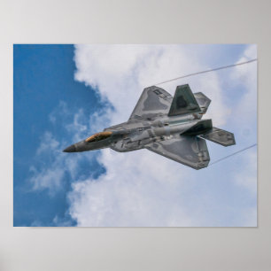 Poster Avião de combate do raptor F-22