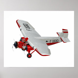 Poster Avião retrógrado de animação